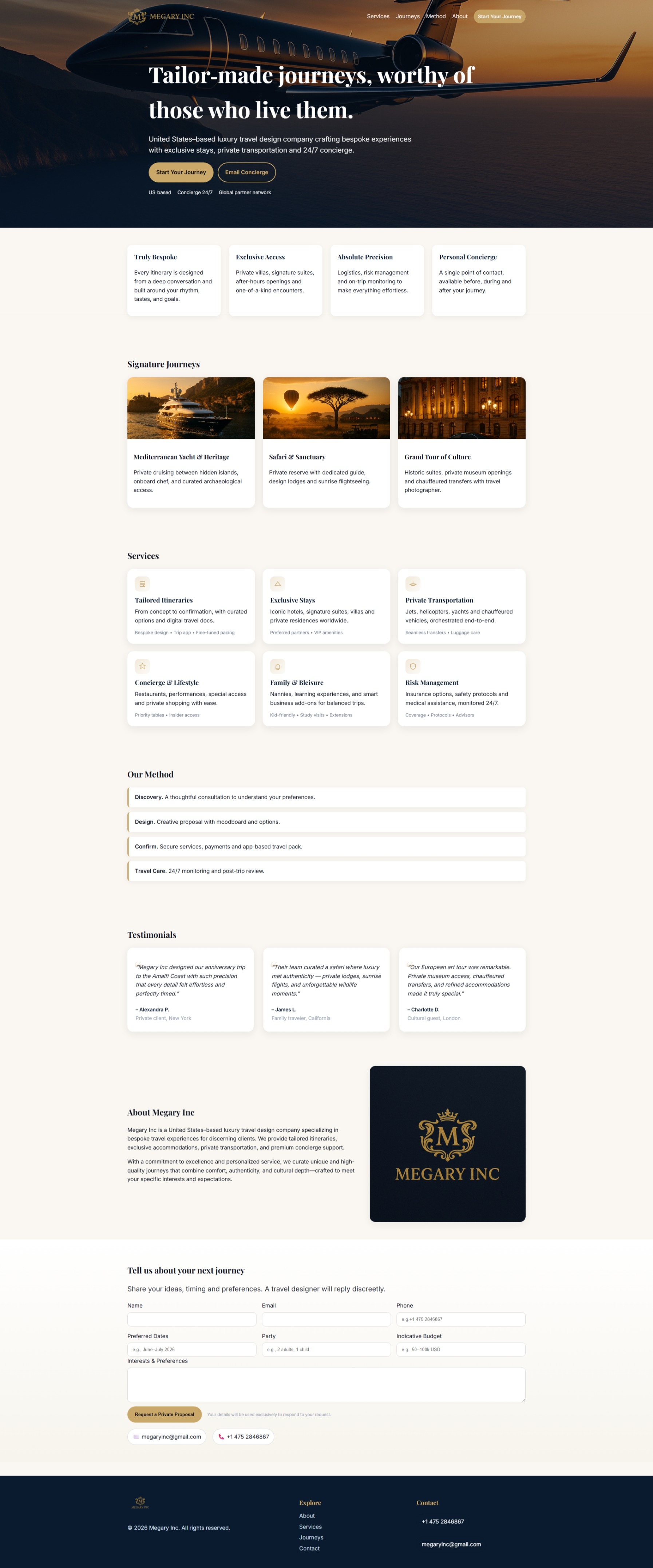 Anteprima sito megaryinc.travel